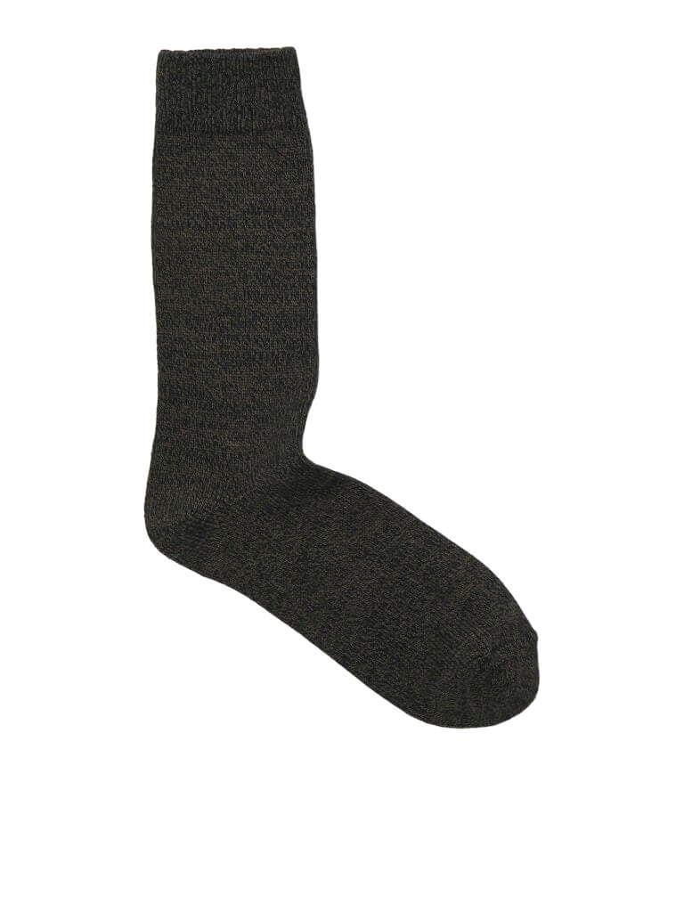 Jack & Jones JACJEFREY Winter Socks Gift 2 Pack – Charcoal / Cloud Cream