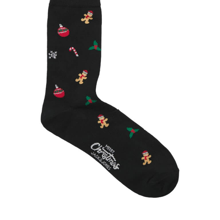 Jack & Jones 3 Pack Christmas Socks Gift Box – Cosy Festive Calf Length