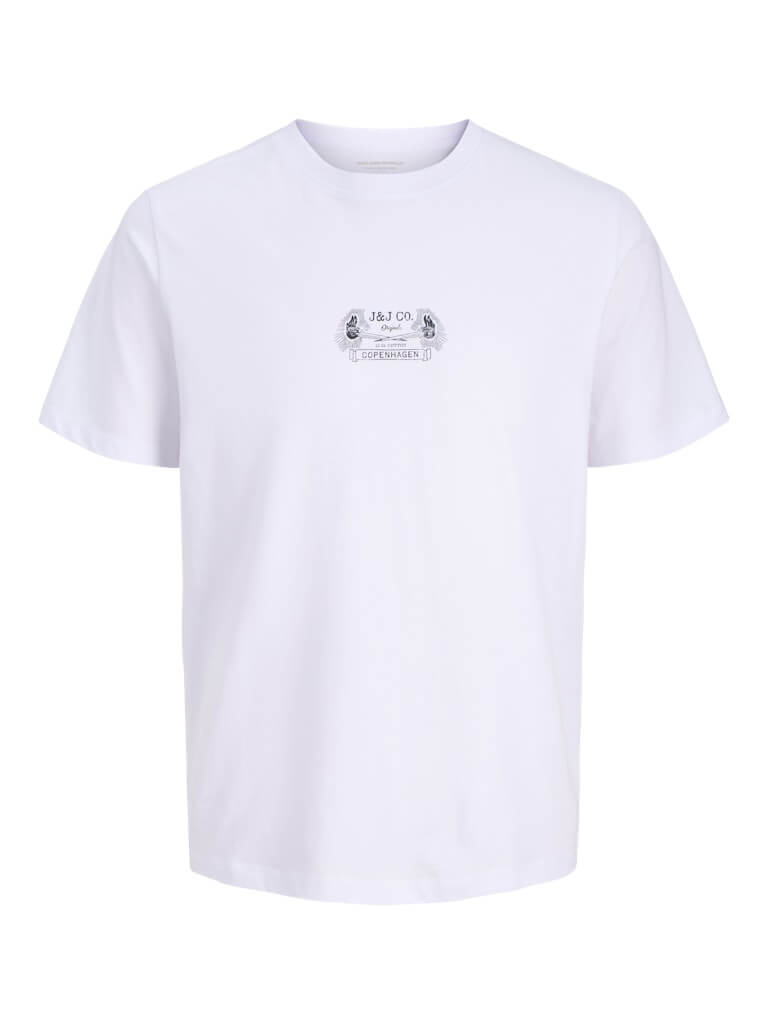 Jack & Jones JORRETRO Men’s 3-Pack Crew Neck T-Shirts – White, Red, Navy Blue