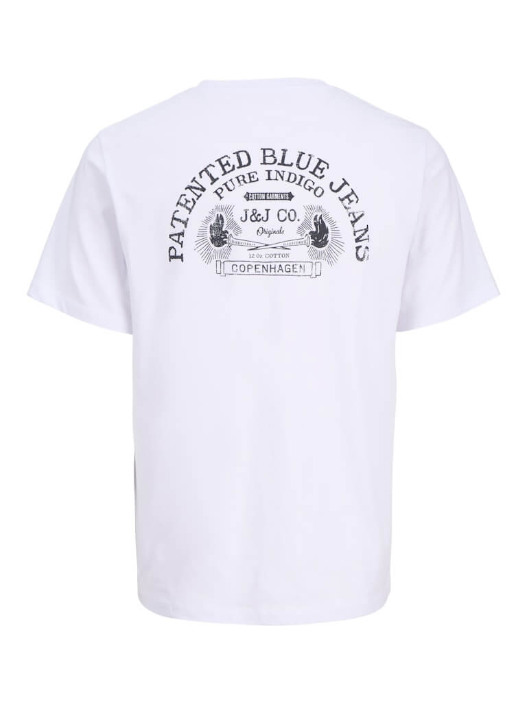 Jack & Jones JORRETRO Men’s 3-Pack Crew Neck T-Shirts – White, Red, Navy Blue