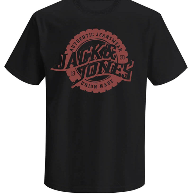 Jack & Jones Men’s 4-Pack Crew Neck Cotton T-Shirts – Black, Green, Beige, White