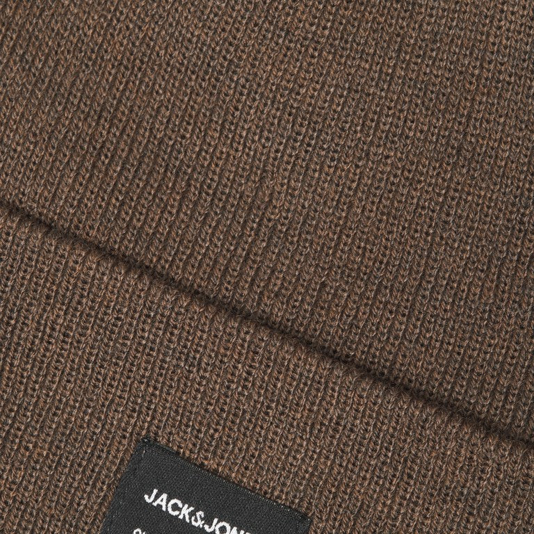 Jack & Jones JACDNA knit beanie - Cocoa