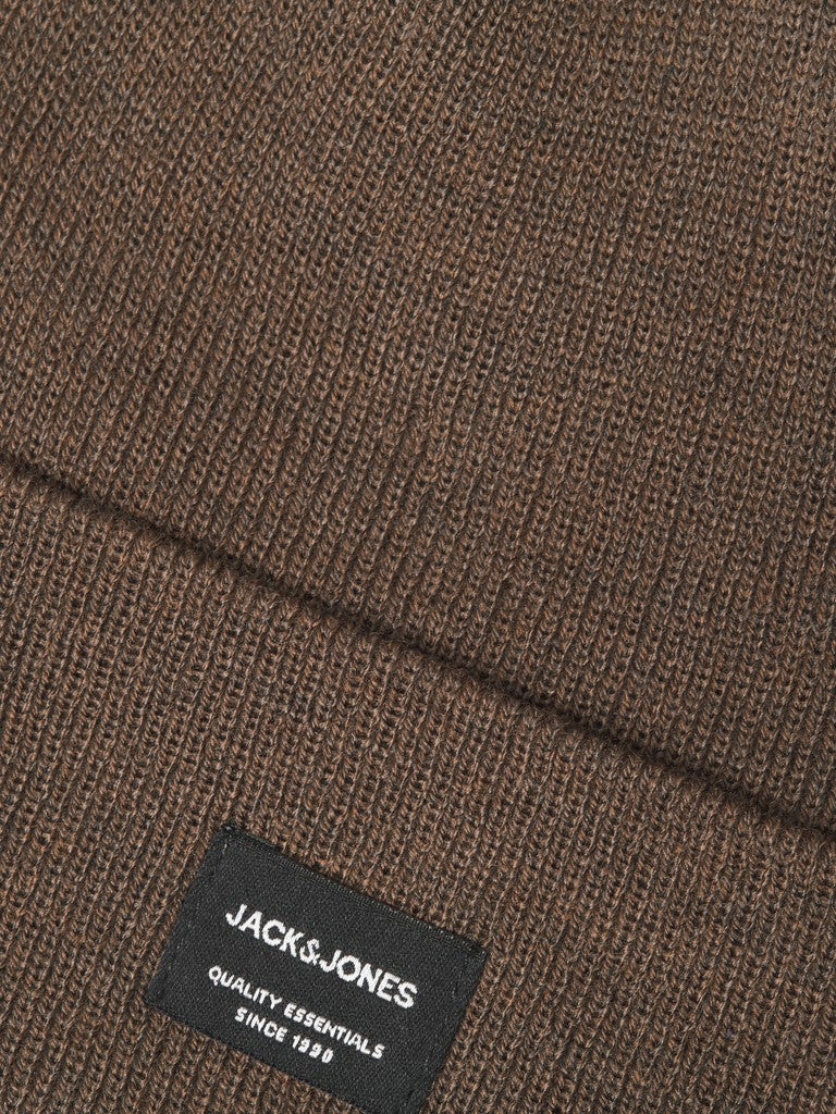 Jack & Jones JACDNA knit beanie - Cocoa