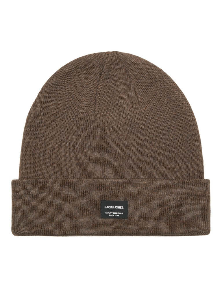 Jack & Jones JACDNA knit beanie - Cocoa
