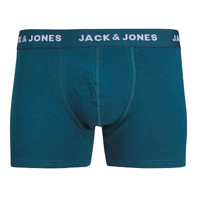 Jack & Jones Jacteo Solid Boxer Trunks 5 Pack - Navy Blazer/Wine/Black/Green/Blue