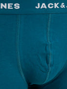Jack & Jones Jacteo Solid Boxer Trunks 5 Pack - Navy Blazer/Wine/Black/Green/Blue