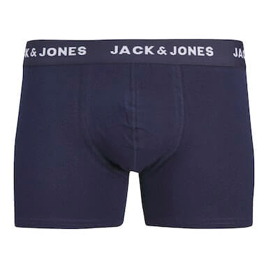 Jack & Jones Jacteo Solid Boxer Trunks 5 Pack - Navy Blazer/Wine/Black/Green/Blue