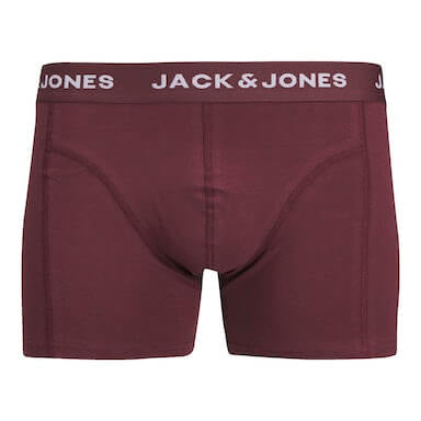 Jack & Jones 3 Pack Jactrevor Trunks - Navy Blazer / Vineyard / Green