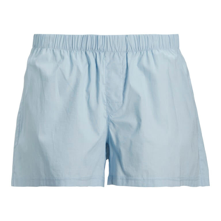 Jack & Jones Jacmilano 3 Pack Woven Boxers 100% Cotton - Chambray Blue