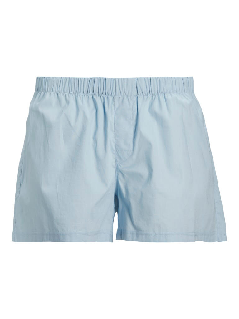 Jack & Jones Jacmilano 3 Pack Woven Boxers 100% Cotton - Chambray Blue