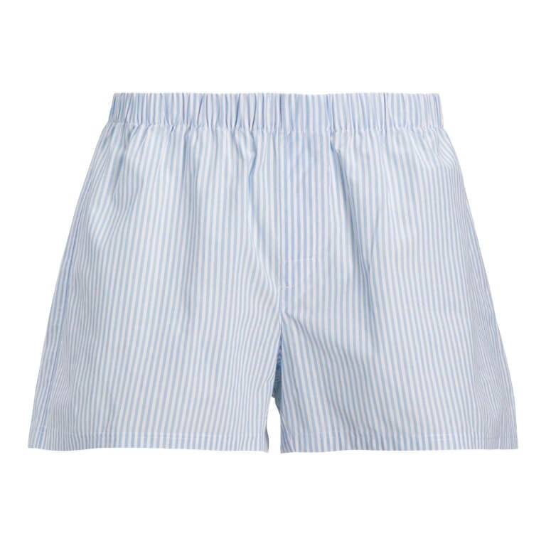 Jack & Jones Jacmilano 3 Pack Woven Boxers 100% Cotton - Chambray Blue