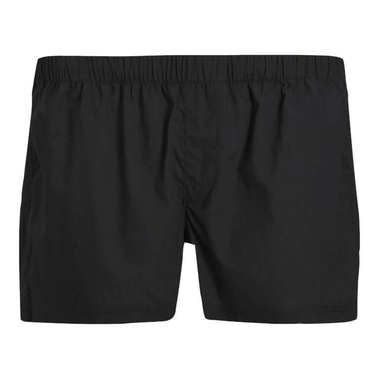 Jack & Jones Jacmilano 3 Pack Woven Boxers 100% Cotton - Poppy Seed Black / Blue Checks