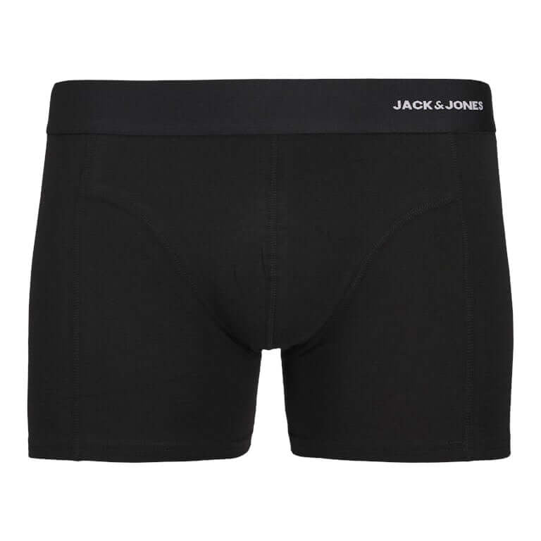 Jack & Jones Bamboo 3 Pack Trunks - Red / Blue / Black
