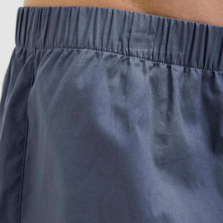 Jack & Jones Jacmilano 3 Pack Woven Boxers 100% Cotton - Indigo / Navy / Black