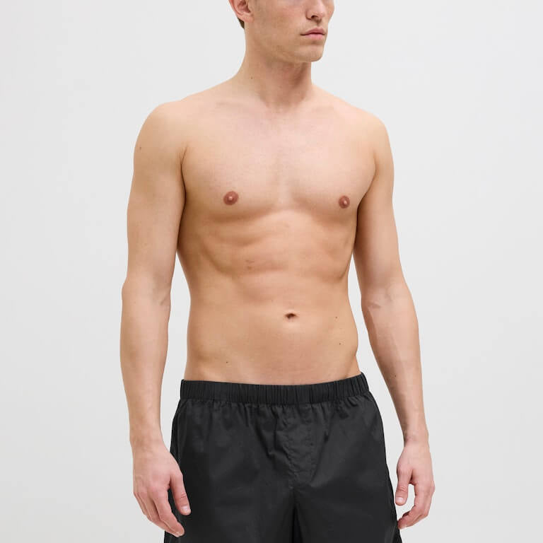 Jack & Jones Jacmilano 3 Pack Woven Boxers 100% Cotton - Indigo / Navy / Black