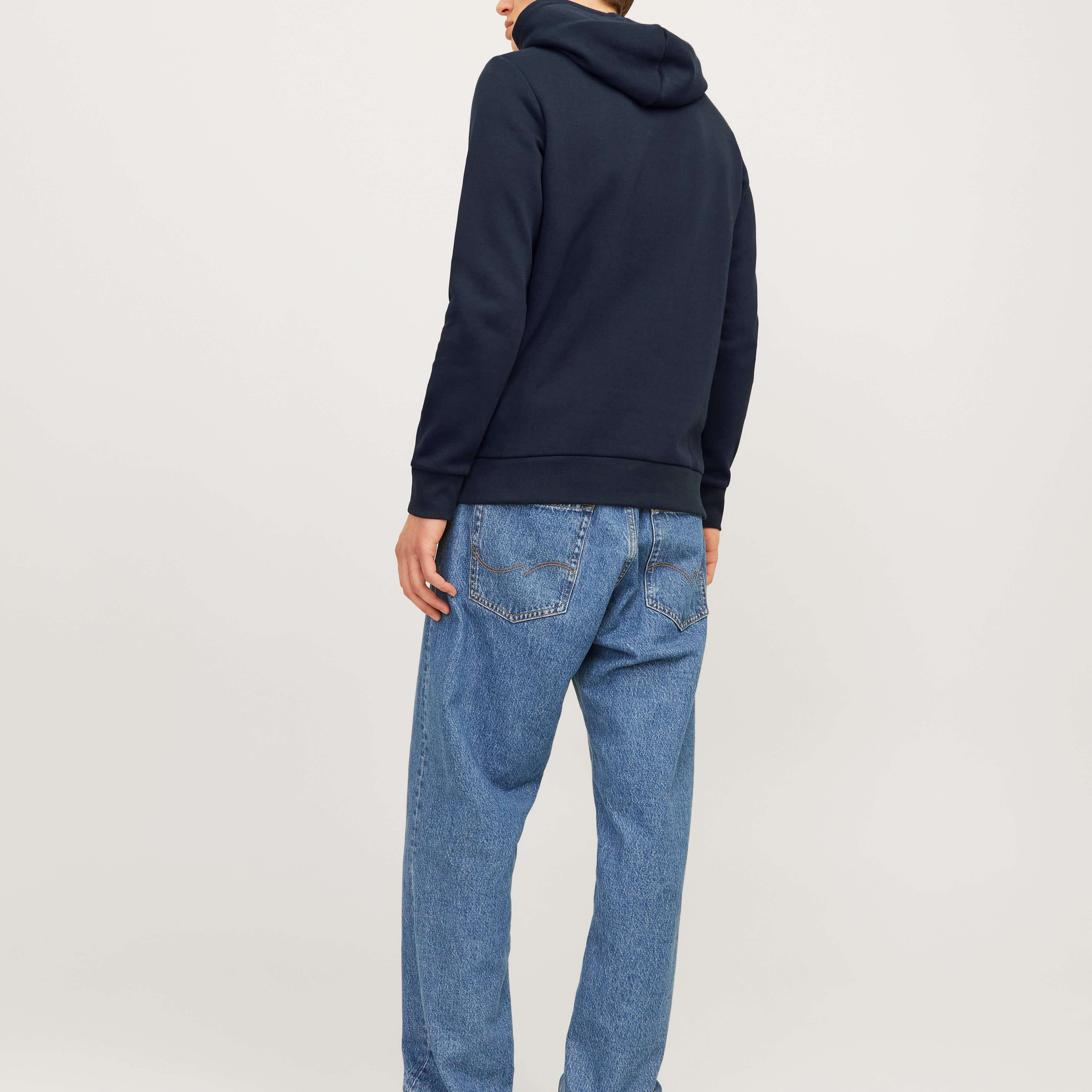 Jack & Jones JJECORP Logo Hooded Sweatshirt 2 Pack - Black / Navy