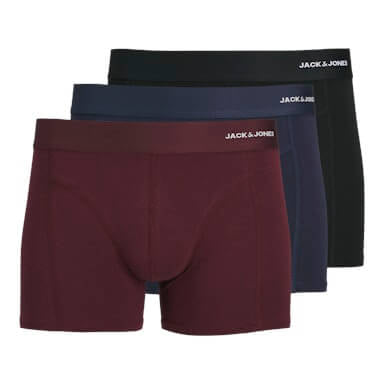 Jack & Jones Bamboo 3 Pack Trunks - Port Royale