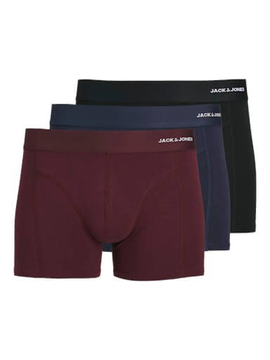Jack & Jones Bamboo 3 Pack Trunks - Port Royale