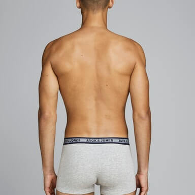 Jack & Jones 5 Pack Cotton Stretch Trunks | Men’s Everyday Underwear