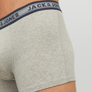Jack & Jones 5 Pack Cotton Stretch Trunks | Men’s Everyday Underwear