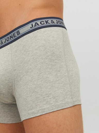 Jack & Jones 5 Pack Cotton Stretch Trunks | Men’s Everyday Underwear