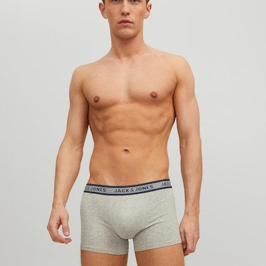 Jack & Jones 5 Pack Cotton Stretch Trunks | Men’s Everyday Underwear