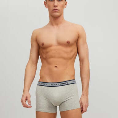 Jack & Jones 5 Pack Cotton Stretch Trunks | Men’s Everyday Underwear