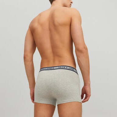 Jack & Jones 5 Pack Cotton Stretch Trunks | Men’s Everyday Underwear