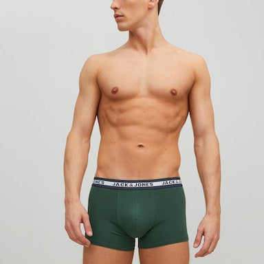 Jack & Jones 5 Pack Cotton Stretch Trunks | Men’s Everyday Underwear