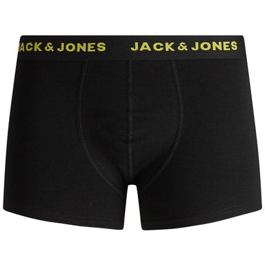 Jack & Jones Jacbasic 7 Pack Cotton Stretch Boxer Shorts / Trunks - Black