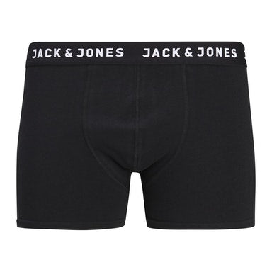 Jack & Jones Jacbasic 7 Pack Cotton Stretch Boxer Shorts / Trunks - Black