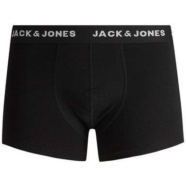 Jack & Jones Jacbasic 7 Pack Cotton Stretch Boxer Shorts / Trunks - Black