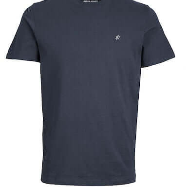 Jack & Jones Men’s 5-Pack Crew Neck T-Shirts – 100% Cotton Multipack