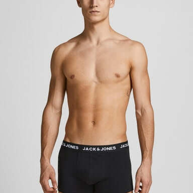 Jack & Jones Jachuey 5 Pack Cotton Stretch Trunks - Black Multi