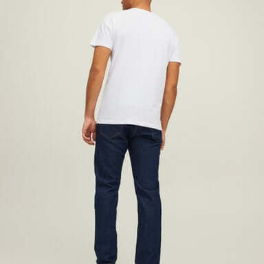 Jack & Jones Men’s 3-Pack JJETHAN Crew Neck T-Shirts – 100% Cotton