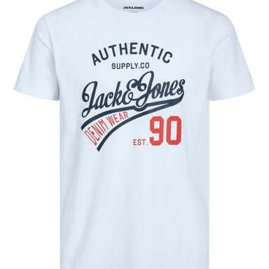 Jack & Jones Men’s 3-Pack JJETHAN Crew Neck T-Shirts – 100% Cotton