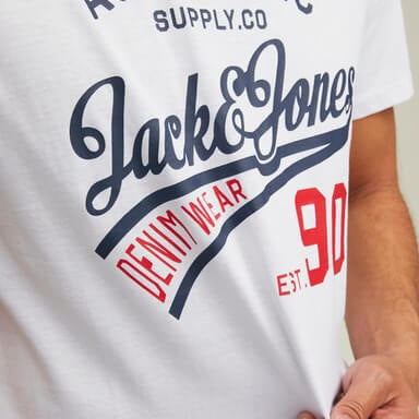 Jack & Jones Men’s 3-Pack JJETHAN Crew Neck T-Shirts – 100% Cotton