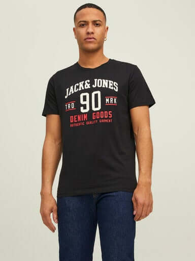 Jack & Jones Men’s 3-Pack JJETHAN Crew Neck T-Shirts – 100% Cotton