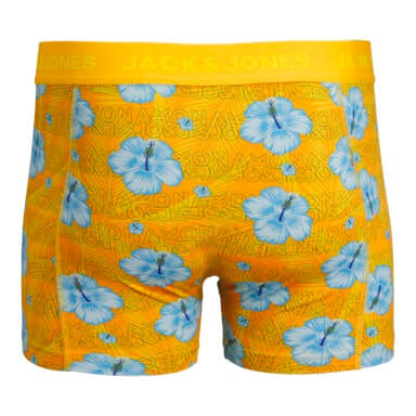 Jack & Jones 3 Pack Jachawaii Trunks - Palace Blue / Irish Green