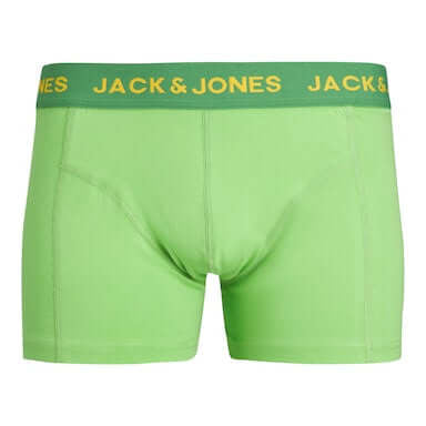 Jack & Jones 3 Pack Jachawaii Trunks - Palace Blue / Irish Green