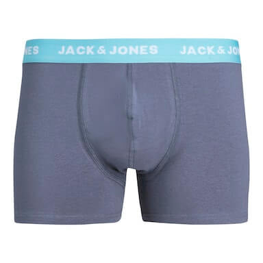 Jack & Jones 12 Pack Jachawaii Trunks - Navy Blazer/Palace Blue/Splish Splash