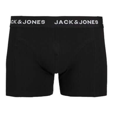 Jack & Jones Jacbrady Flower 3 Pack Cotton Stretch Trunks - Black / Multi Print