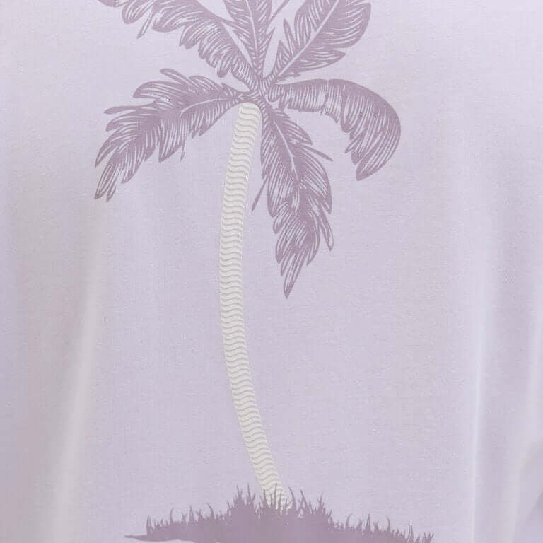 Jack & Jones 1 Pack JJSUMMER VIBES Crew Neck 100% Cotton T-Shirt - Lavender