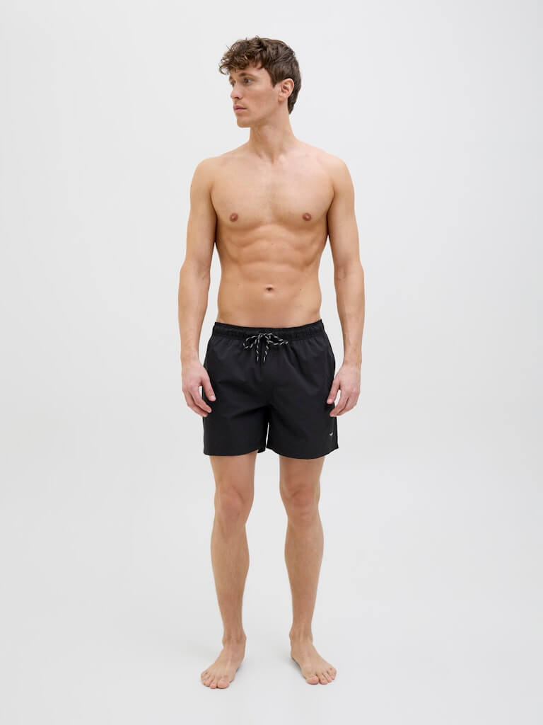 Jack & Jones SOLID Swim Shorts - Black