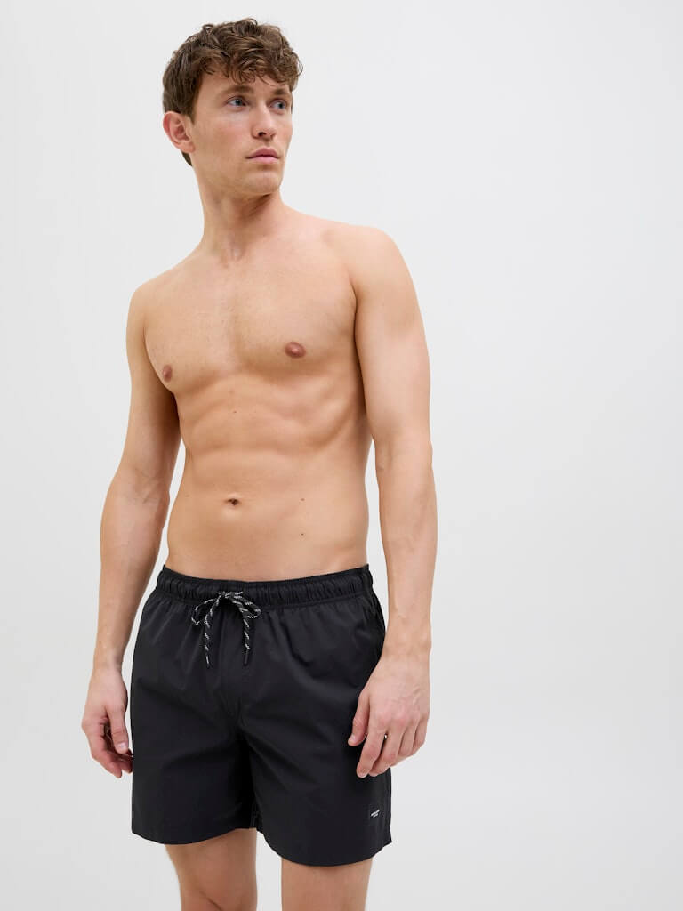 Jack & Jones SOLID Swim Shorts - Black