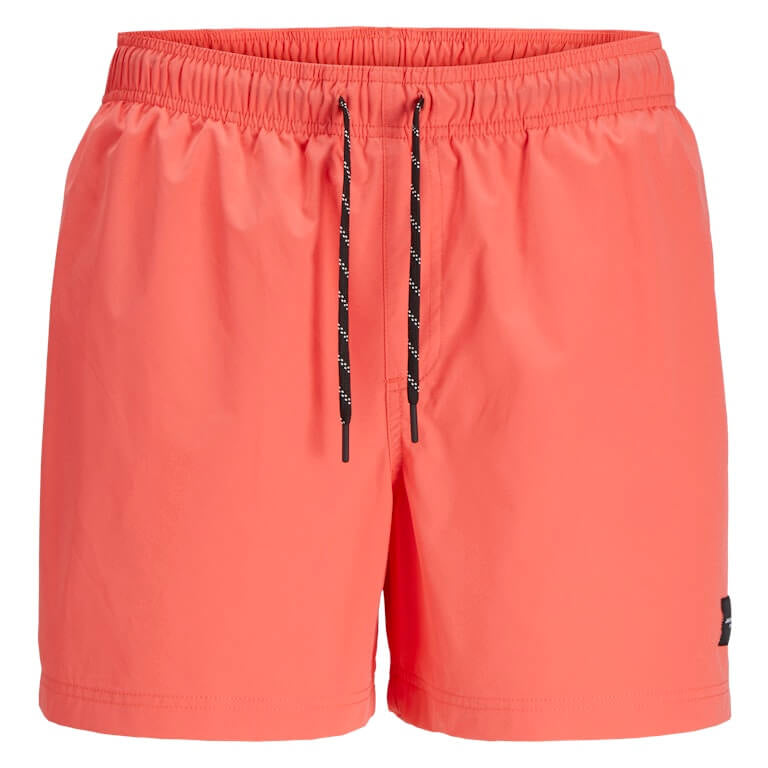Jack & Jones SOLID Swim Shorts - Hot Coral