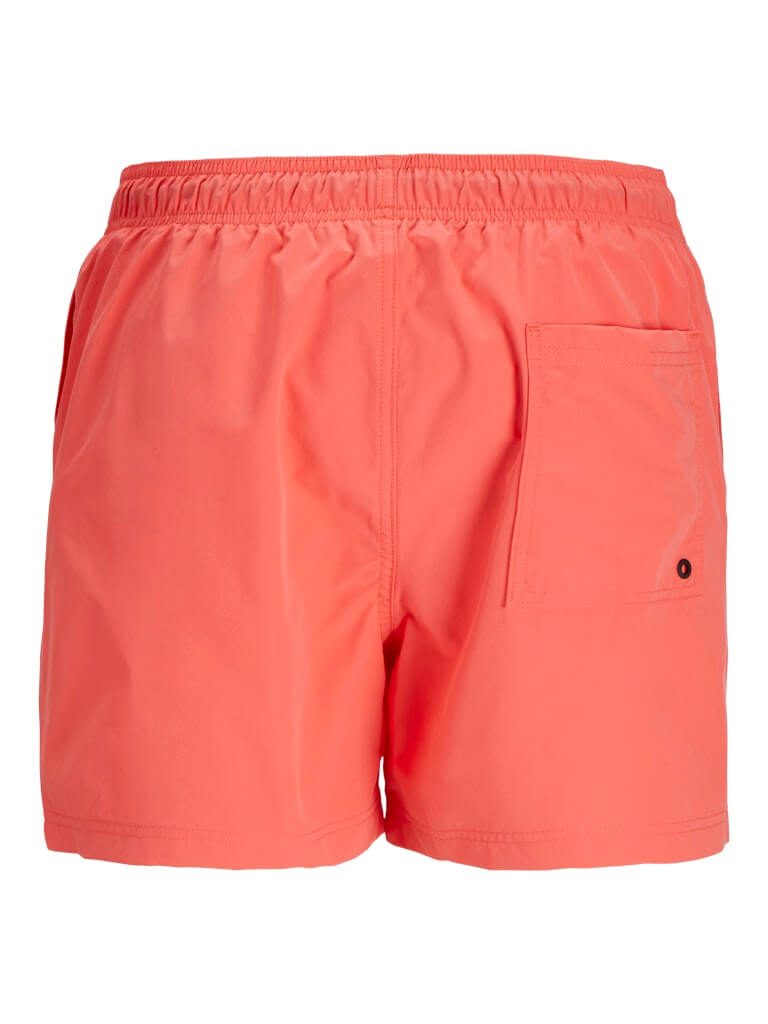 Jack & Jones SOLID Swim Shorts - Hot Coral