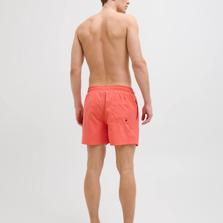 Jack & Jones SOLID Swim Shorts - Hot Coral
