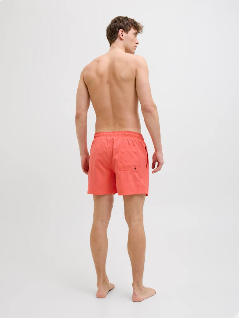 Jack & Jones SOLID Swim Shorts - Hot Coral