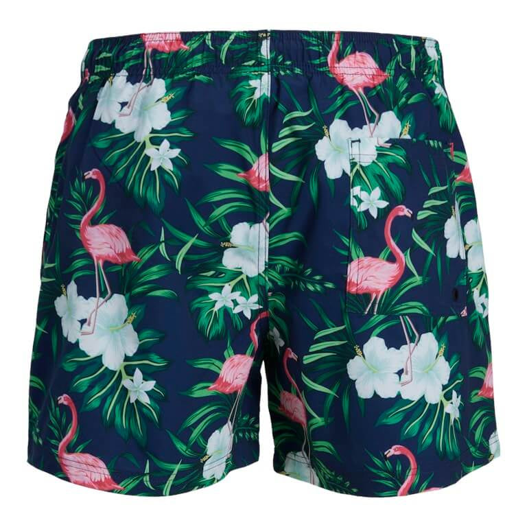 Jack & Jones Novelty AOP AKM Swim Shorts - Navy Blazer